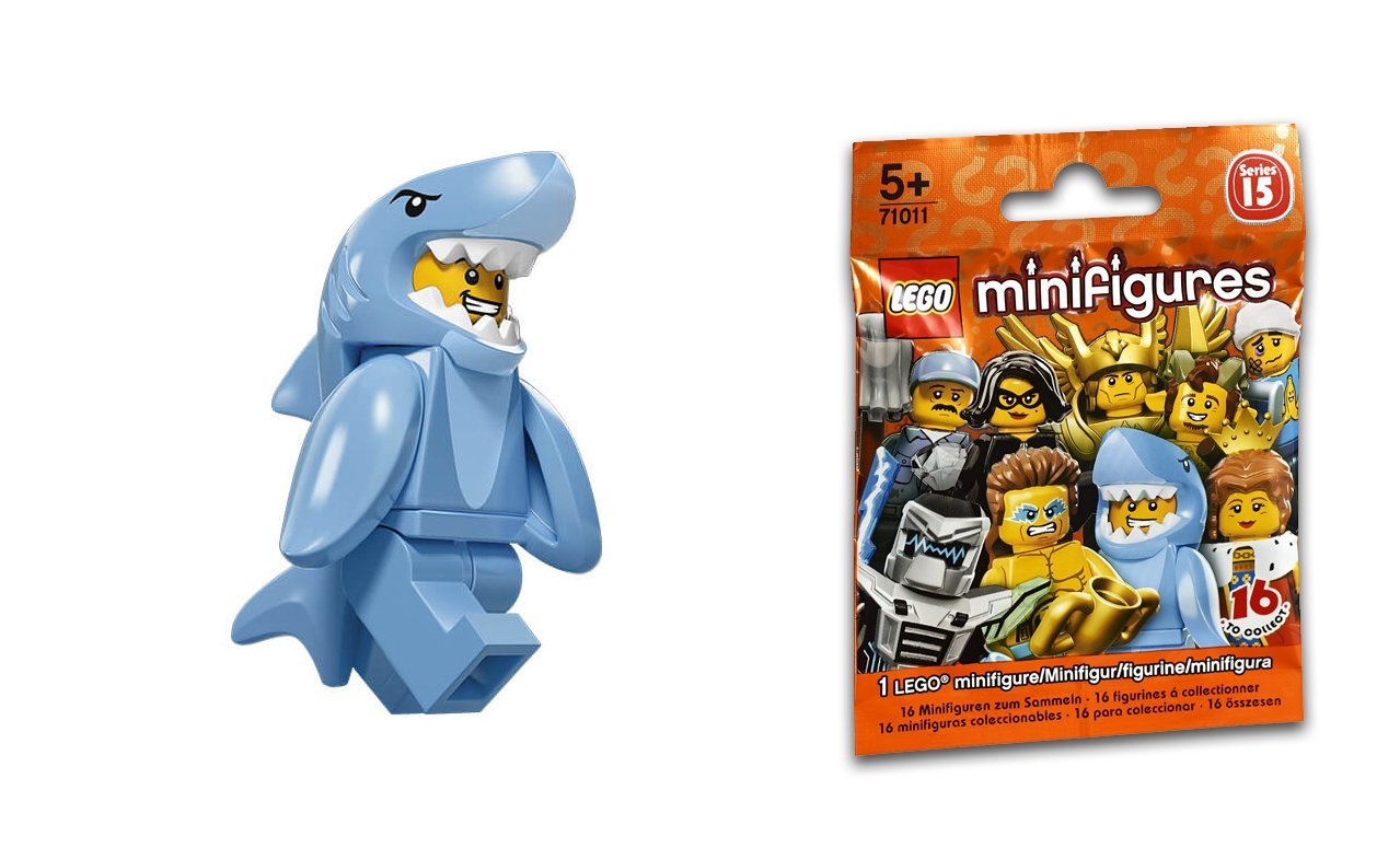 Amazon.co.jp: レゴ ミニフィギュア シリーズ15 サメの着ぐるみを着た